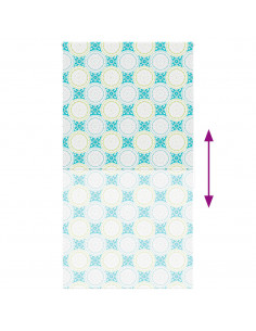 Tenda a Rullo Doccia 120x240 cm Larghezza Tessuto 116 cm