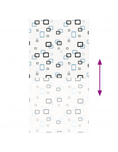 Tenda a Rullo Doccia 120x240 cm Larghezza Tessuto 116 cm