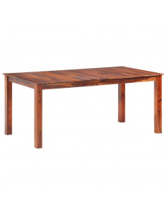 Tavolo da Pranzo 180x90x76 cm in Legno Massello di Sheesham 2