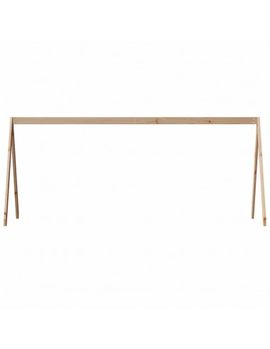 Tetto per Letto Bambini 199x95,5x88 cm Legno Massello di Pino