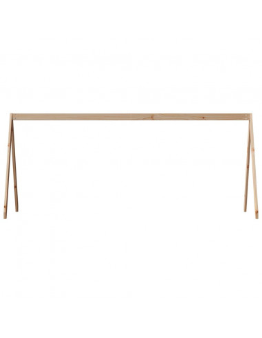 Tetto per Letto Bambini 209x95,5x88 cm Legno Massello di Pino