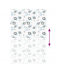 Tenda a Rullo Doccia 150x240 cm Larghezza Tessuto 146 cm
