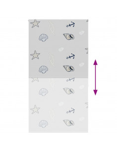 Tenda a Rullo Doccia 140x240 cm Larghezza Tessuto 136 cm