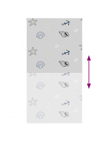 Tenda a Rullo Doccia 140x240 cm Larghezza Tessuto 136 cm