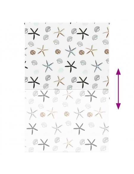 Tenda a Rullo Doccia 160x240 cm Larghezza Tessuto 156 cm