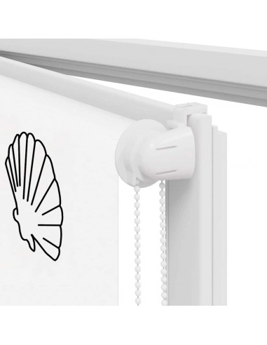 Tenda a Rullo Doccia 160x240 cm Larghezza Tessuto 156 cm