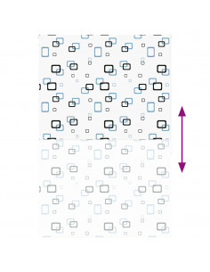 Tenda a Rullo Doccia 160x240 cm Larghezza Tessuto 156 cm
