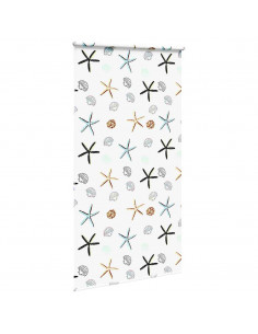 Tenda a Rullo Doccia 130x240 cm Larghezza Tessuto 126 cm