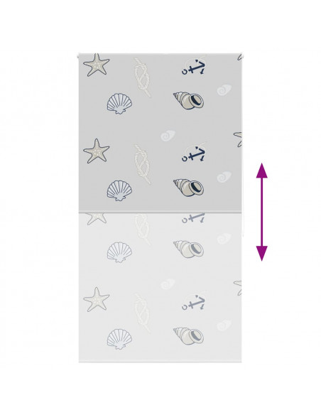 Tenda a Rullo Doccia 130x240 cm Larghezza Tessuto 126 cm