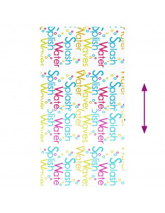 Tenda a Rullo Doccia 140x240 cm Larghezza Tessuto 136 cm
