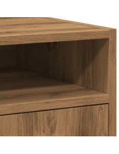 Armadio con Ruote Rovere Artigianale 33x38x60 cm in Truciolato