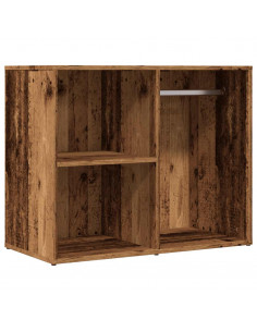 Armadietto per Cosmetici Legno Antico 80x40x65 cm in Truciolato