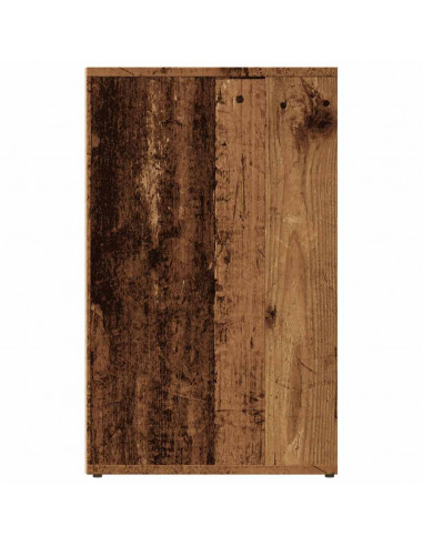 Armadietto per Cosmetici Legno Antico 80x40x65 cm in Truciolato