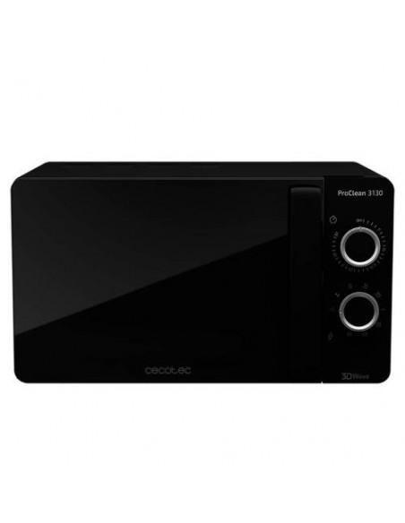 CECOTEC PROCLEAN 3130 FORNO MICROONDE 20 LITRI 700W FULL CRYSTAL NERO