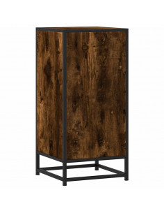 Credenza Rovere Fumo 35,5x35x76 cm in Truciolato