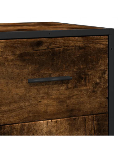 Credenza Rovere Fumo 35,5x35x76 cm in Truciolato