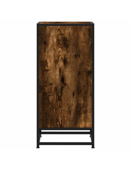 Credenza Rovere Fumo 35,5x35x76 cm in Truciolato
