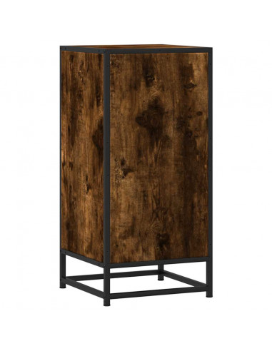 Credenza Rovere Fumo 35,5x35x76 cm in Truciolato