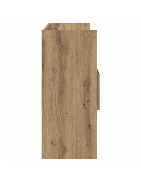 Credenza Rovere Artigianale 105x30x70 cm in Legno Multistrato