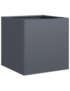 Fioriera Antracite 40x40x40 cm in Acciaio Laminato a Freddo