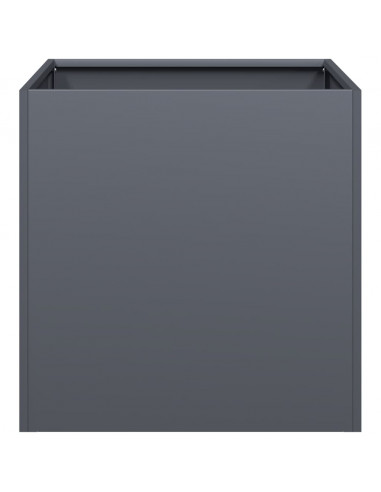 Fioriera Antracite 40x40x40 cm in Acciaio Laminato a Freddo