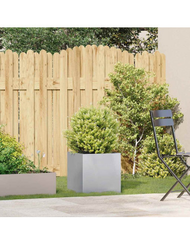 Fioriera 40x40x40 cm in Acciaio Zincato