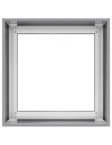 Fioriera 40x40x40 cm in Acciaio Zincato