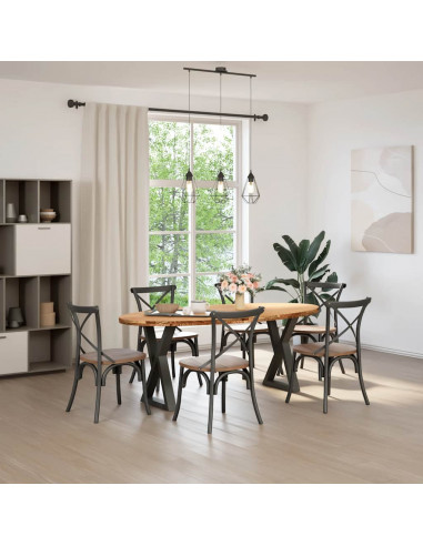 Giroletto senza Materasso Marrone Cera 90x200 cm Massello Pino