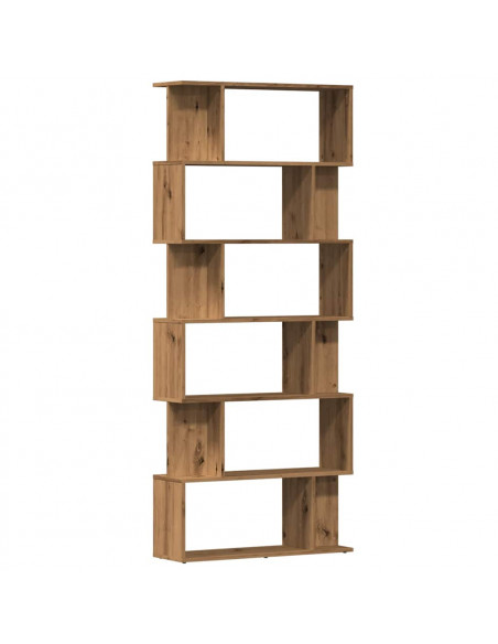 Libreria Rovere Artigianale 80x24x192 cm Legno Multistrato
