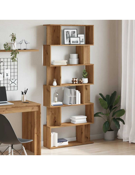 Libreria Rovere Artigianale 80x24x192 cm Legno Multistrato