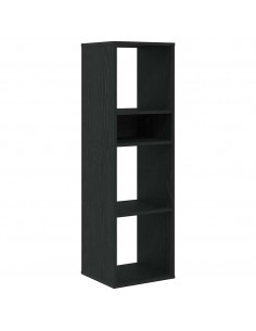 Libreria Nera 34x31x112 cm in Legno Multistrato