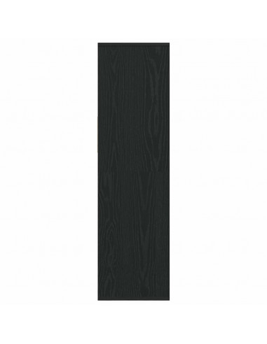 Libreria Nera 34x31x112 cm in Legno Multistrato