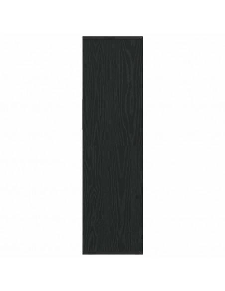 Libreria Nera 34x31x112 cm in Legno Multistrato