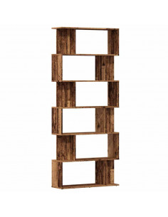 Libreria in Legno Antico 80x24x192 cm Legno Multistrato