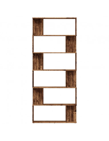 Libreria in Legno Antico 80x24x192 cm Legno Multistrato