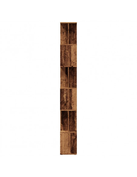 Libreria in Legno Antico 80x24x192 cm Legno Multistrato
