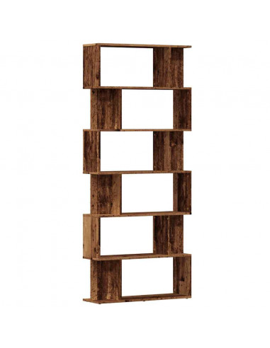 Libreria in Legno Antico 80x24x192 cm Legno Multistrato