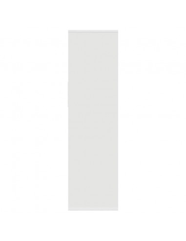 Libreria Bianca 34x31x112 cm in Legno Multistrato