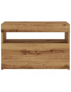 Mobile Porta TV con LED Artigianale 60x35x40 cm Multistrato