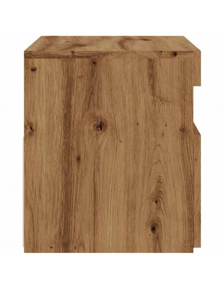 Mobile Porta TV con LED Artigianale 60x35x40 cm Multistrato