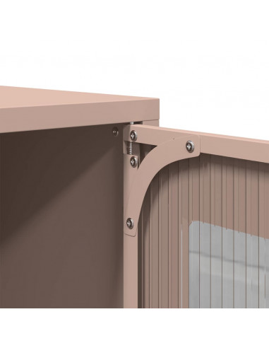 Mobile TV Rosa 68x39x60,5 cm in Acciaio Laminato a Freddo