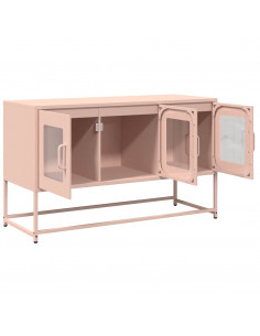 Mobile TV Rosa 100,5x39x60,5 cm in Acciaio Laminato a Freddo