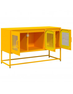 Mobile TV Giallo Senape 100,5x39x60,5 cm in Acciaio