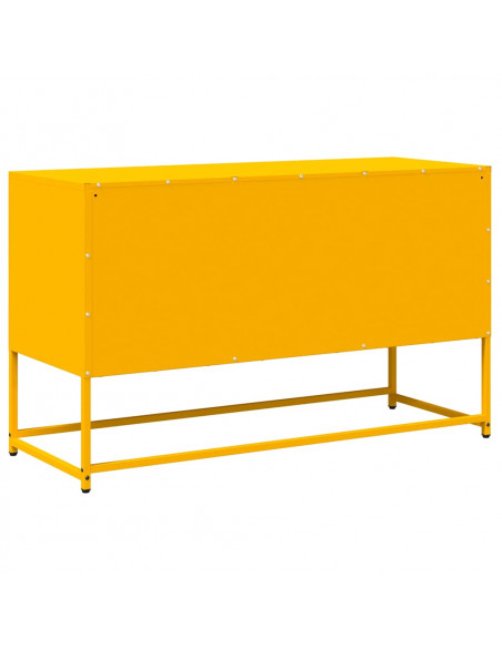 Mobile TV Giallo Senape 100,5x39x60,5 cm in Acciaio