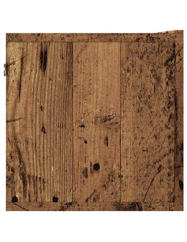 Mobile TV a Parete Legno Antico 80x30x30 cm in Truciolato