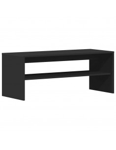 Mobile Porta TV Nero 100x40x40 cm in Legno Multistrato