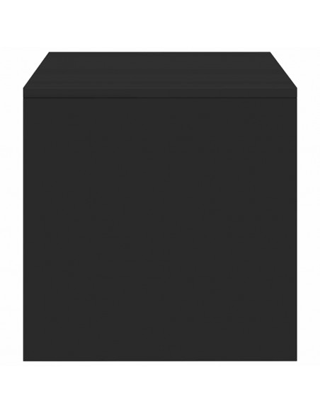 Mobile Porta TV Nero 100x40x40 cm in Legno Multistrato