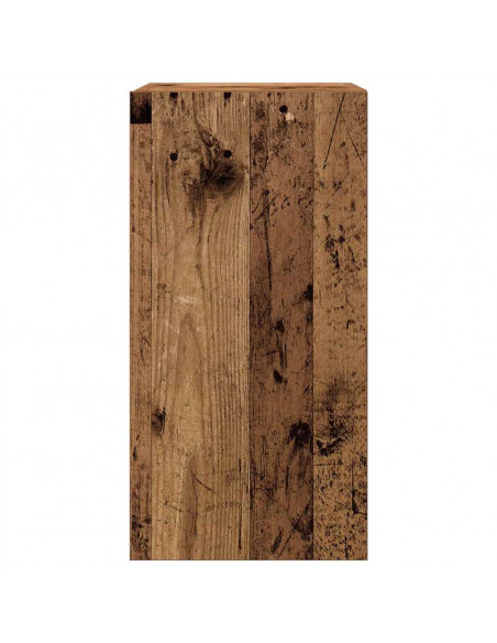 Mobili TV a Parete 4 pz Legno Antico in Legno Multistrato