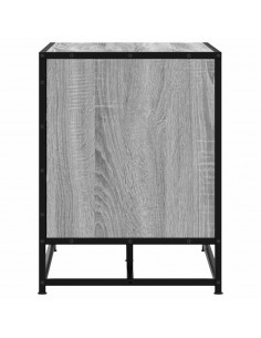 Scarpiera Grigia Sonoma 100x40x53,5 cm in Truciolato e Metallo