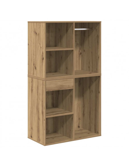 Set Toeletta con LED Rovere Artigianale in Legno Multistrato